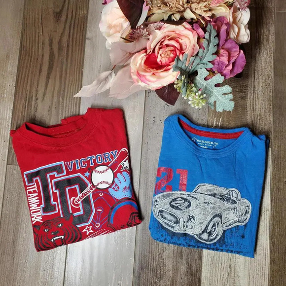 Casual Boys Long Sleeve T-Shirt Bundle Size 5/6 EUC - Picture 1 of 14
